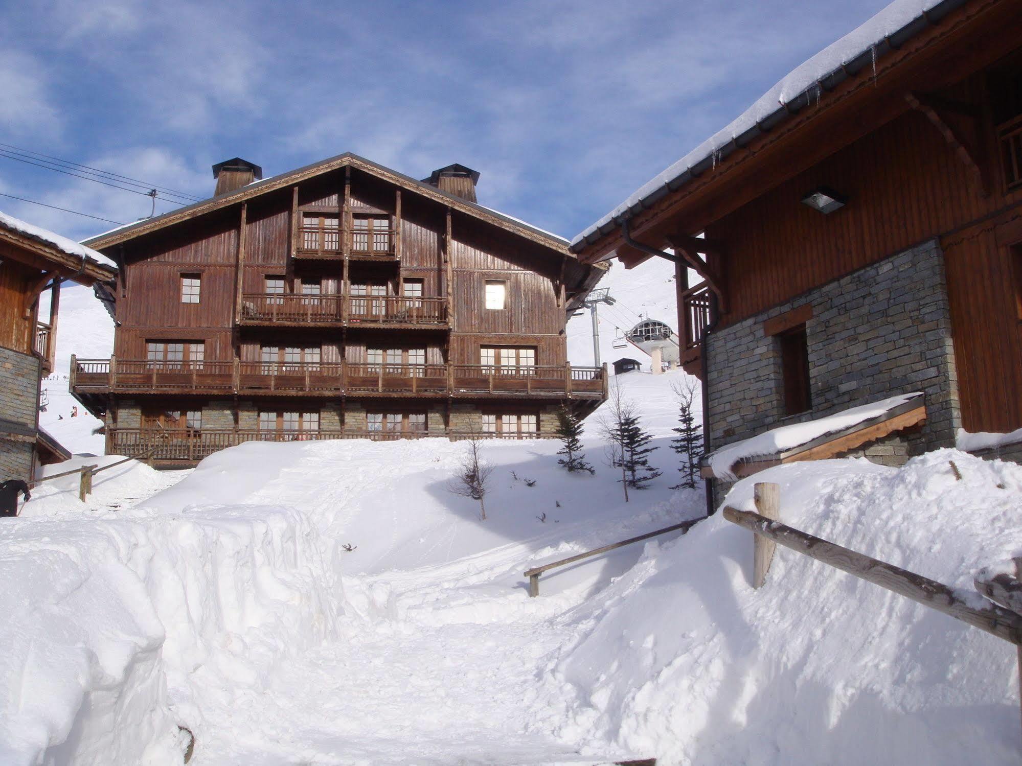 Cgh Residences & Spas Les Chalets Du Soleil Authentiques Saint-Martin-de-Belleville Dış mekan fotoğraf