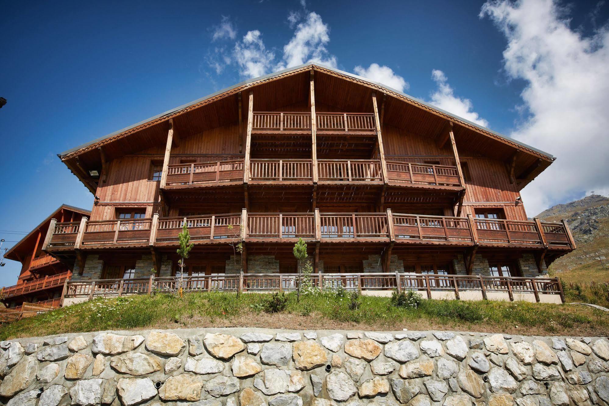 Cgh Residences & Spas Les Chalets Du Soleil Authentiques Saint-Martin-de-Belleville Dış mekan fotoğraf