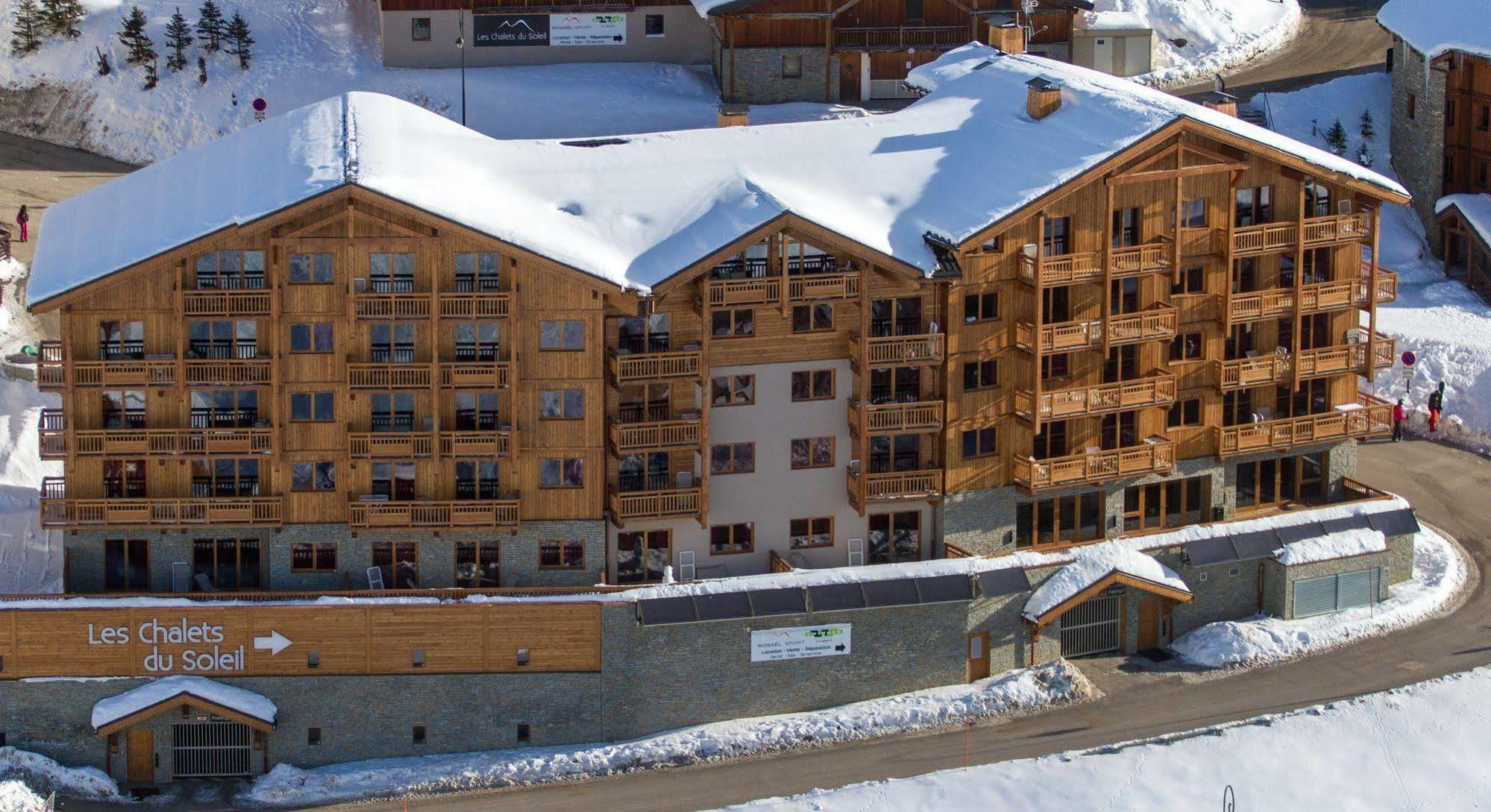 Cgh Residences & Spas Les Chalets Du Soleil Authentiques Saint-Martin-de-Belleville Dış mekan fotoğraf